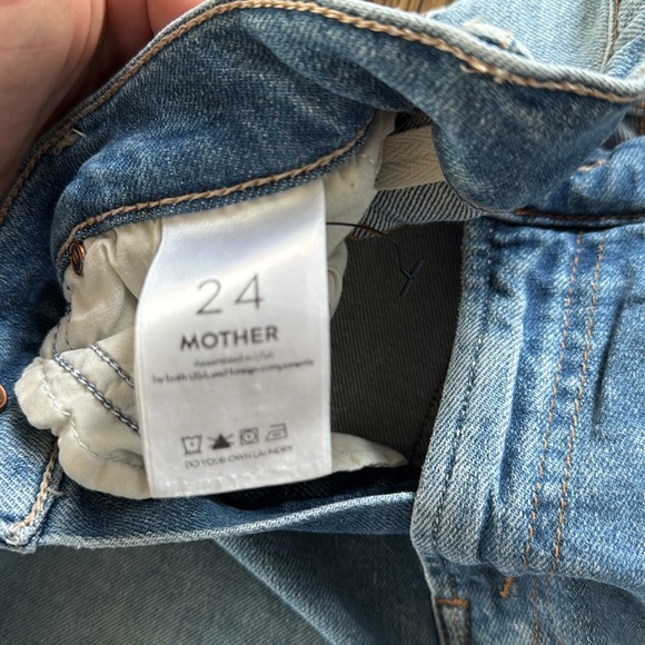 Mother jeans size 24 inside crop step fray - Picture 4 of 7